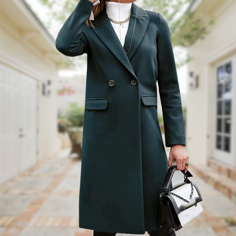 CM | Abrigo largo elegante y con estilo