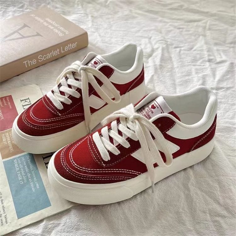 CM | Zapatillas de lona con suela gruesa 2024