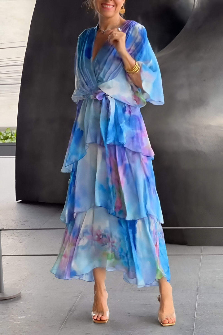CM | maxi vestido bordado para veladas elegantes