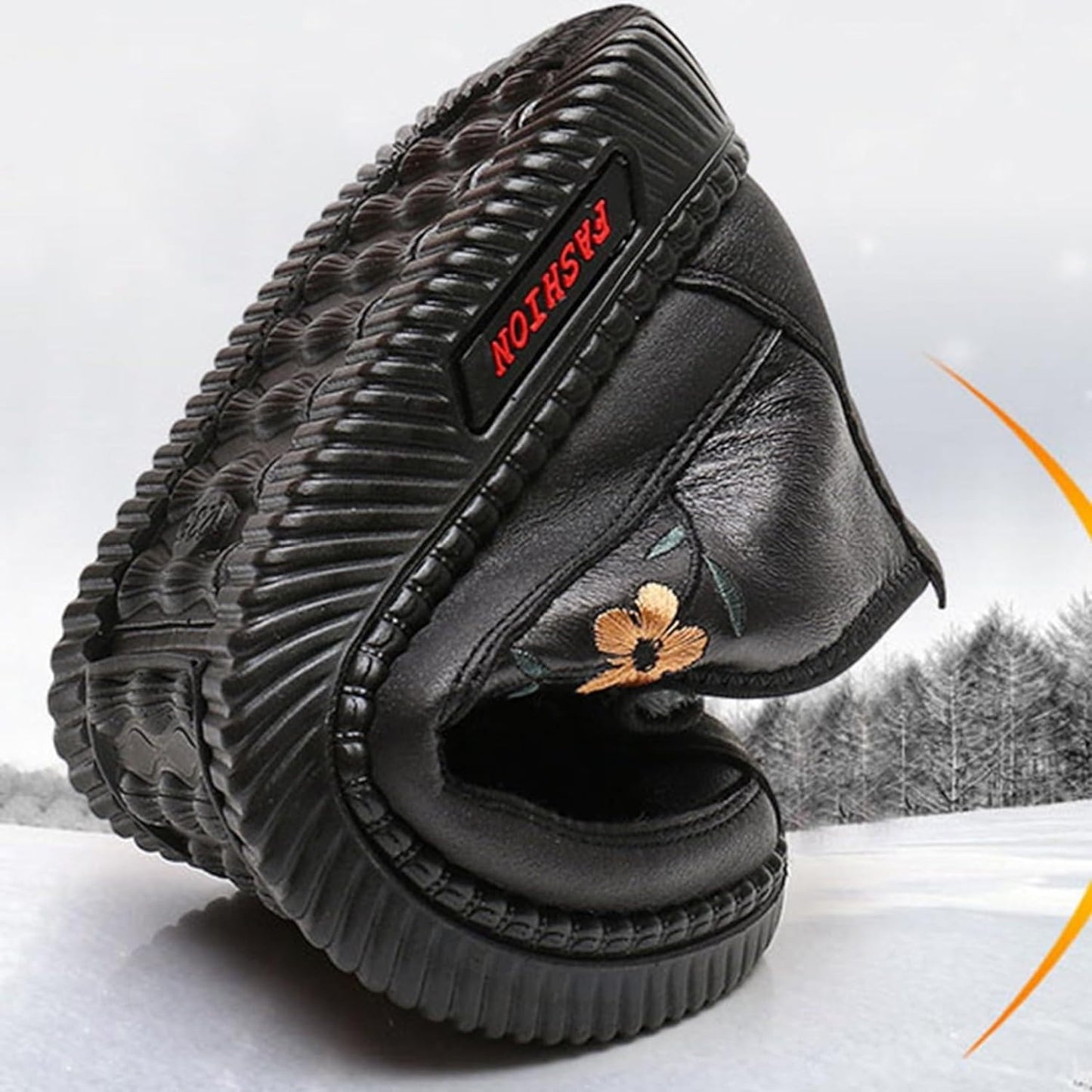 CM | Zapatillas deportivas de invierno para mujer de felpa gruesa