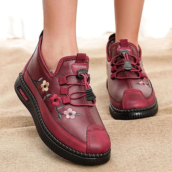 CM | Zapatillas deportivas de invierno para mujer de felpa gruesa