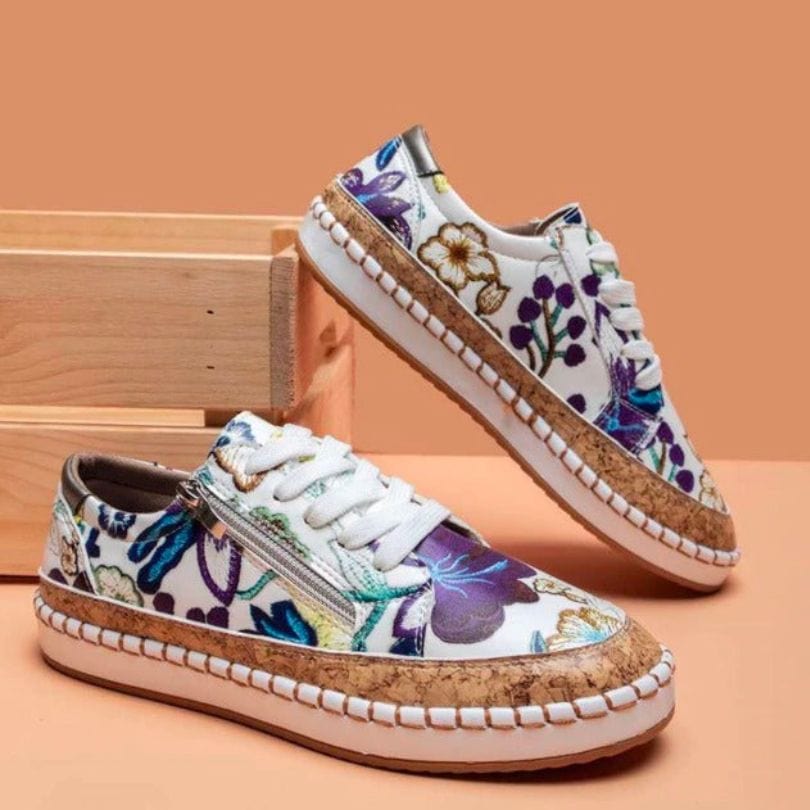CM | Zapatillas ortopédicas de flores