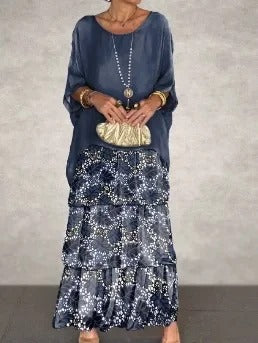 CM | Vestido maxi suelto a capas