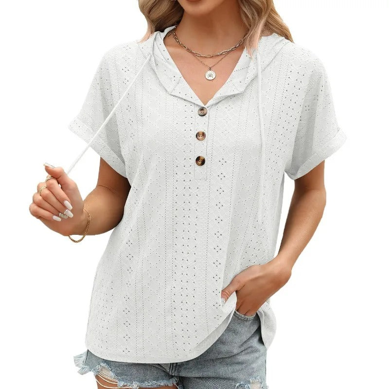 CM | Blusa casual con cuello en V