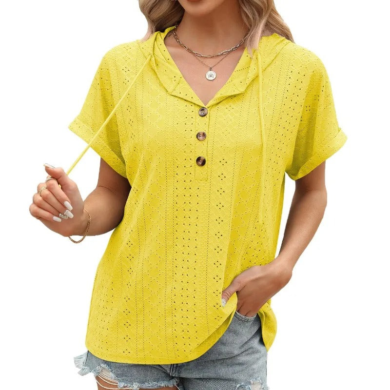 CM | Blusa casual con cuello en V