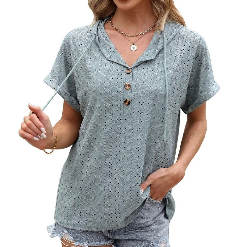 CM | Blusa casual con cuello en V