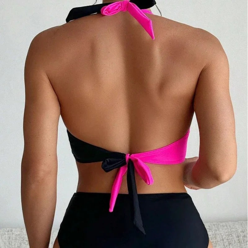 CM | Bikini sexy sin espalda con tirantes cruzados