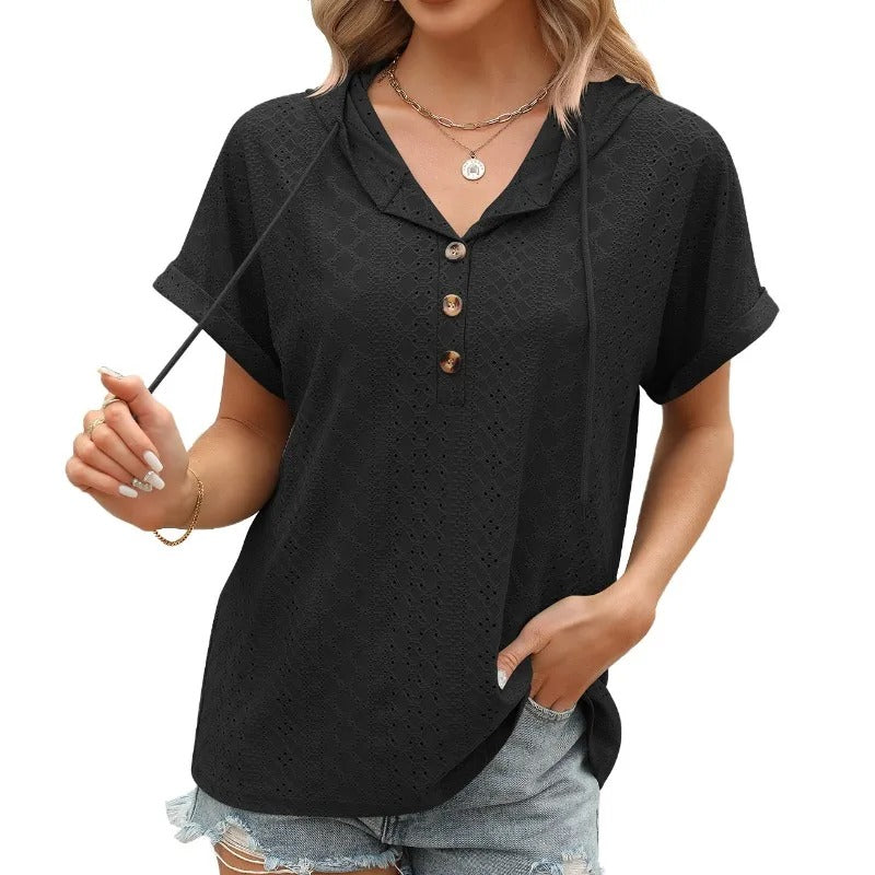 CM | Blusa casual con cuello en V