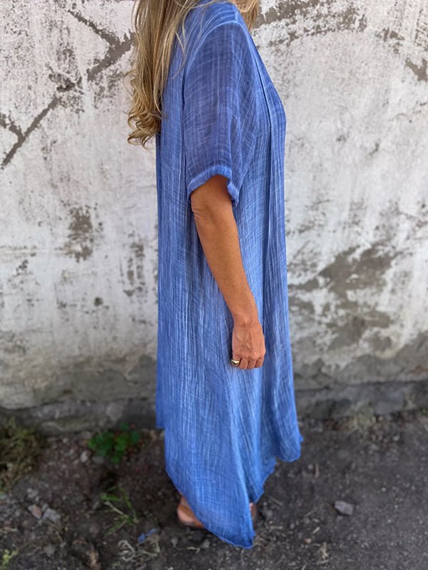 CM | Vestido largo con escote en V