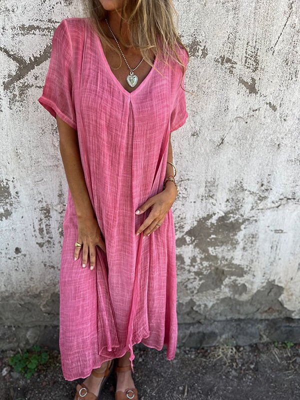 CM | Vestido largo con escote en V