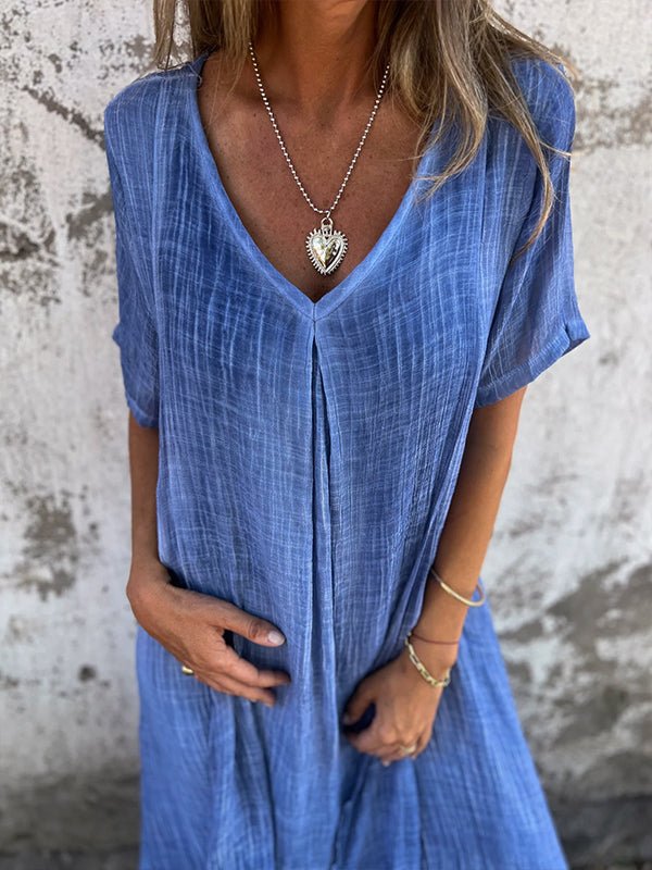 CM | Vestido largo con escote en V