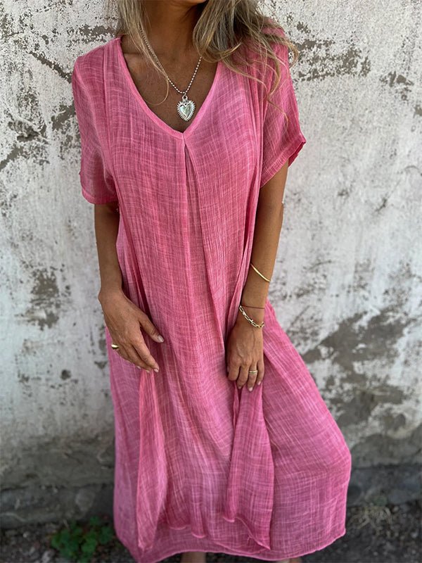 CM | Vestido largo con escote en V