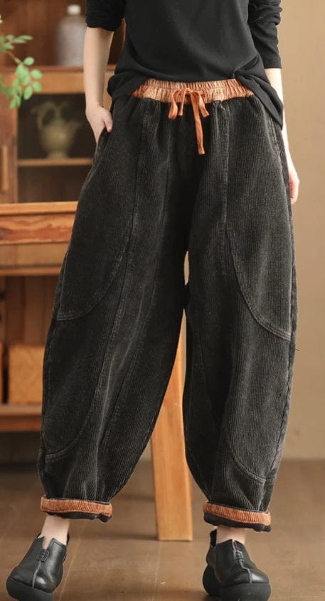 CM | Pantalones de pana de moda para mujer