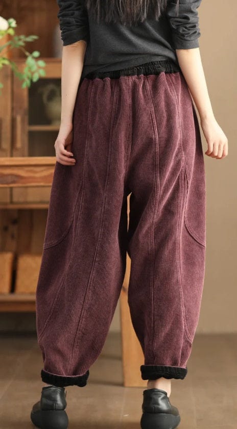 CM | Pantalones de pana de moda para mujer