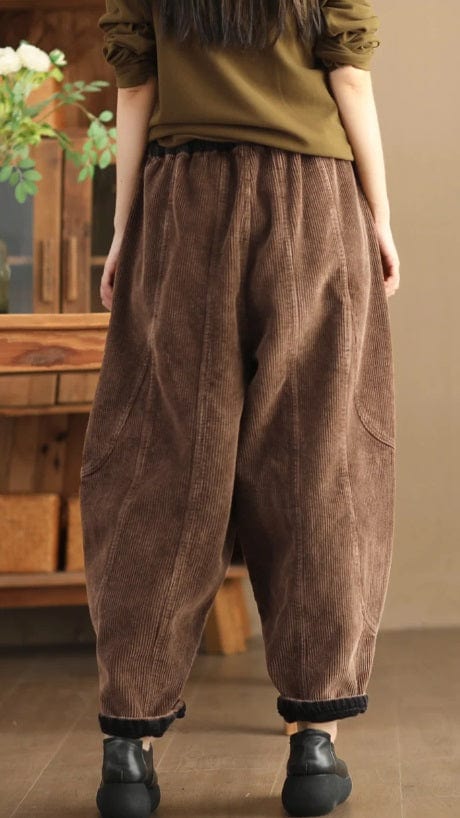 CM | Pantalones de pana de moda para mujer
