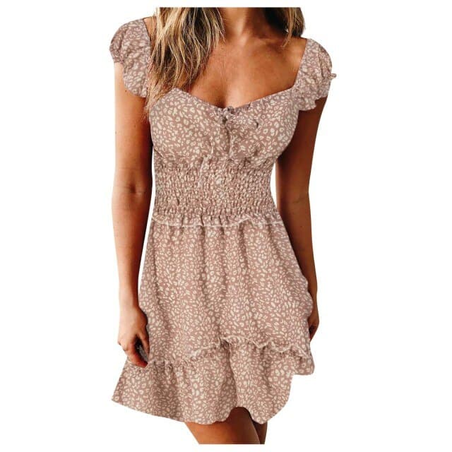 CM | Verano Sexy Mini Vestido Mujeres Blanco Nuevo Vestido Mujeres Verano Floral Vestido Mujeres Viejo Venta Caliente Vintage