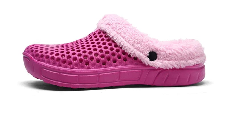 CM | Classic jardín de piel esponjosa zapatillas al aire libre
