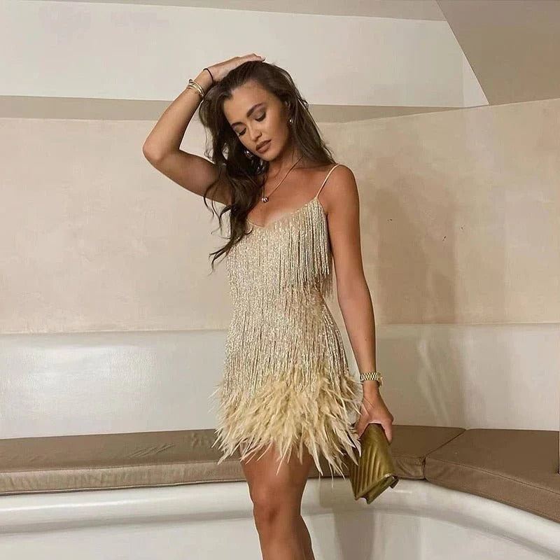 CM | elegante mini vestido para ocasiones nocturnas