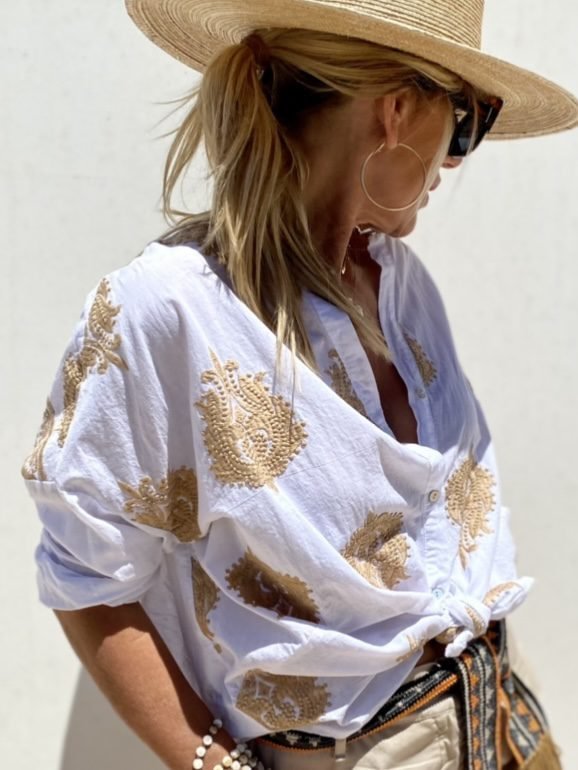 CM | Blusa boho bordada