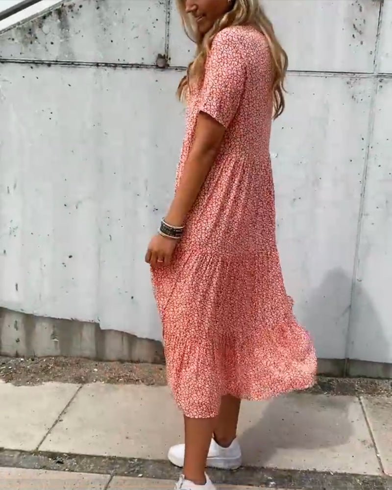 CM | Mira |Vestido midi floral