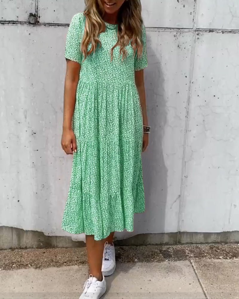 CM | Mira |Vestido midi floral