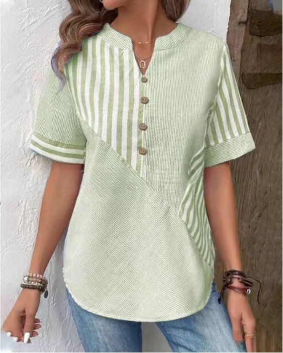 CM | Blusa casual a rayas