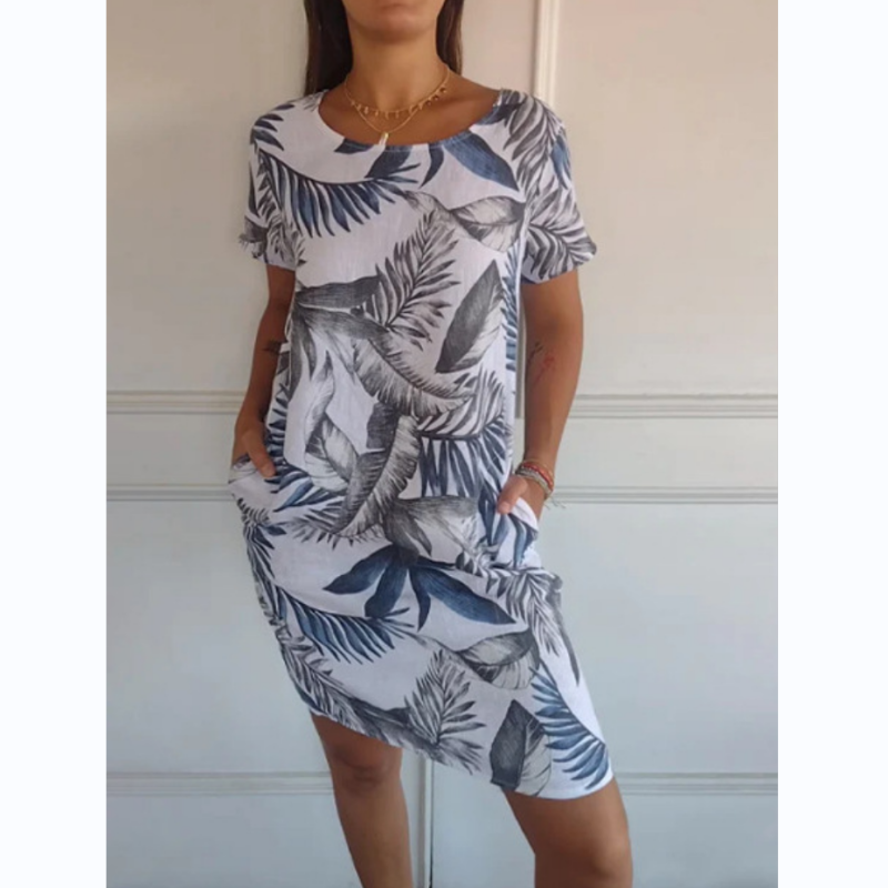 CM | Vestido midi botánico