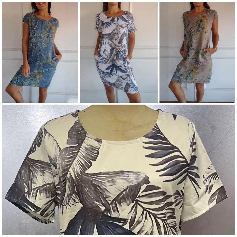 CM | Vestido midi botánico
