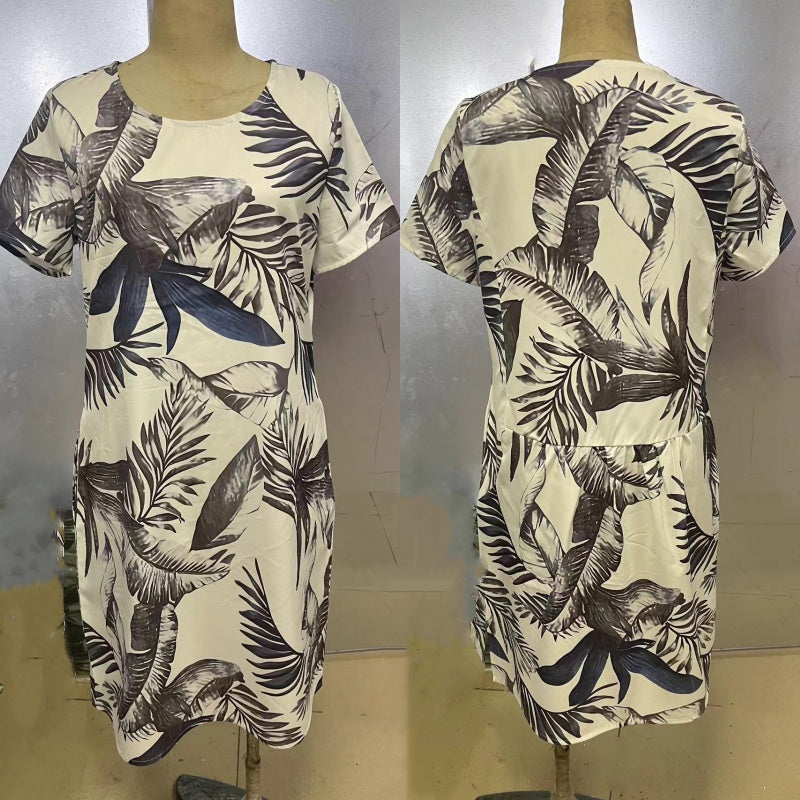 CM | Vestido midi botánico