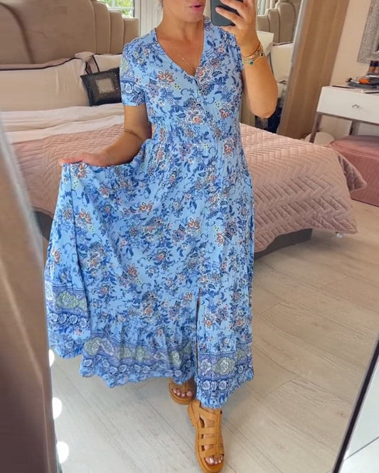 CM | Maxi vestido bohemio floral