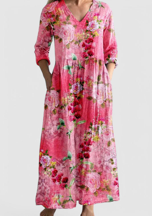 CM | Maxi vestido orquídea