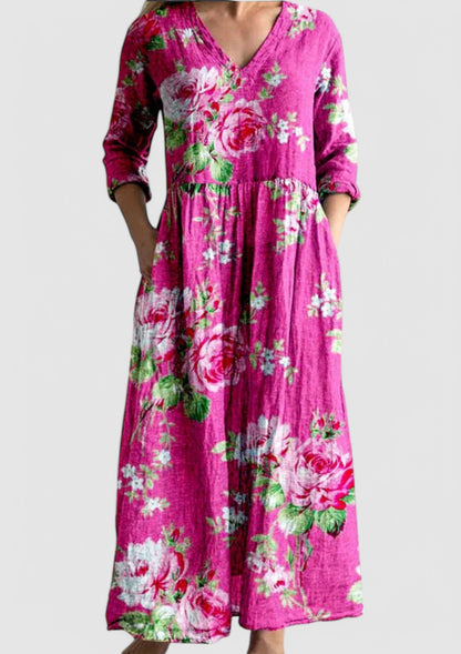 CM | Maxi vestido orquídea