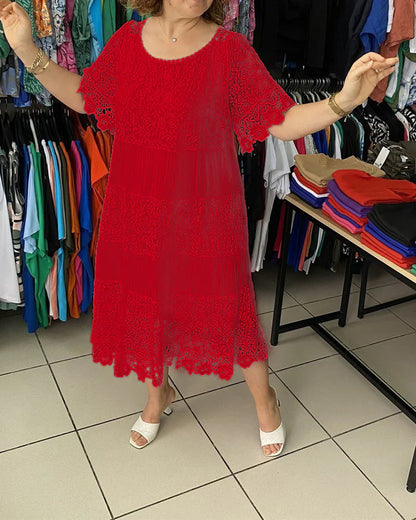 CM | Vestido midi de encaje atemporal