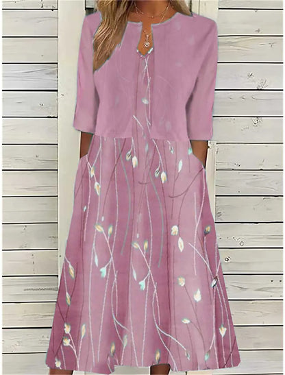 CM | Flowers Vestido midi de dos piezas
