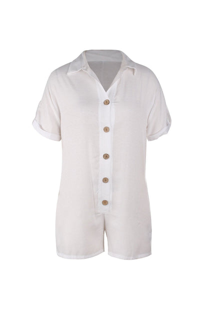 CM | Camisa monocolor con mangas recortadas Streetwear
