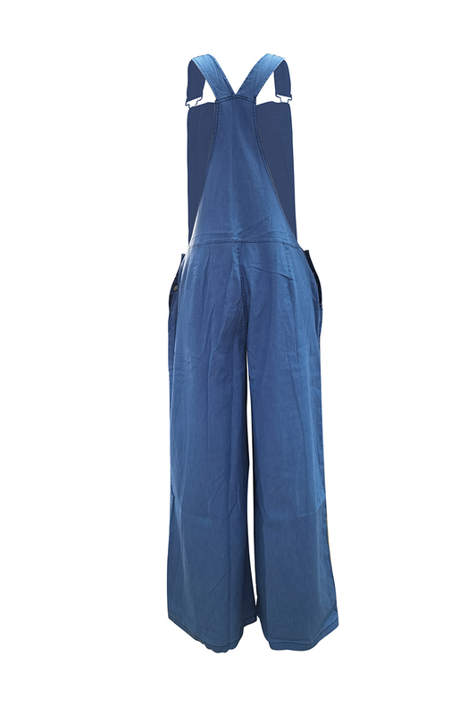 CM | Casual Sólido Bolso Plisado Sin Tirantes Monos (3 Colores)