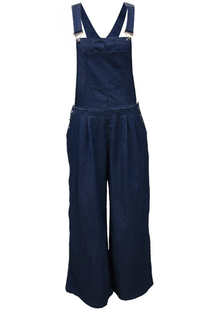 CM | Casual Sólido Bolso Plisado Sin Tirantes Monos (3 Colores)
