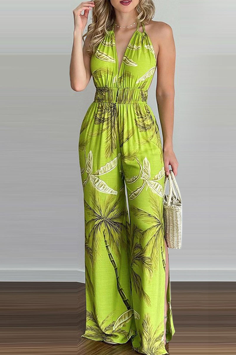 CM | Casual Simplicity Print Monos con tirantes sueltos (6 colores)
