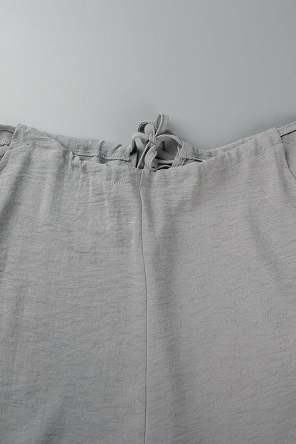 CM | Casual color sólido U cuello suelto monos