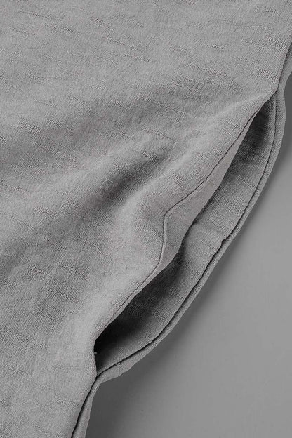 CM | Casual color sólido U cuello suelto monos