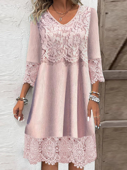 CM | Vestido midi de encaje atemporal