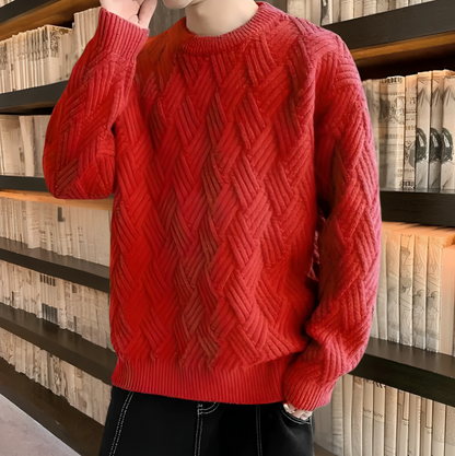 CM | Cálido y elegante jersey de punto para hombre