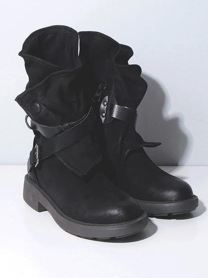 CM | Botines vintage con hebillas
