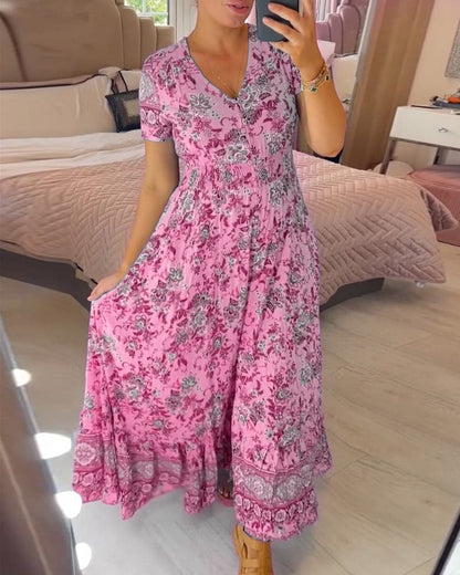 CM | Maxi vestido bohemio floral