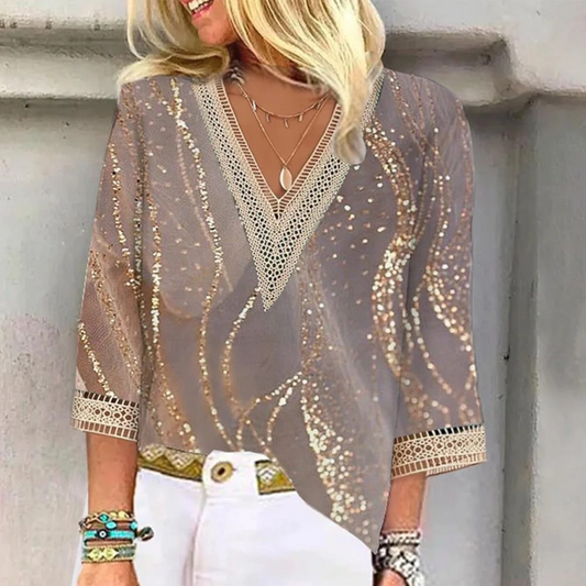 CM | Blusa con cuello en V