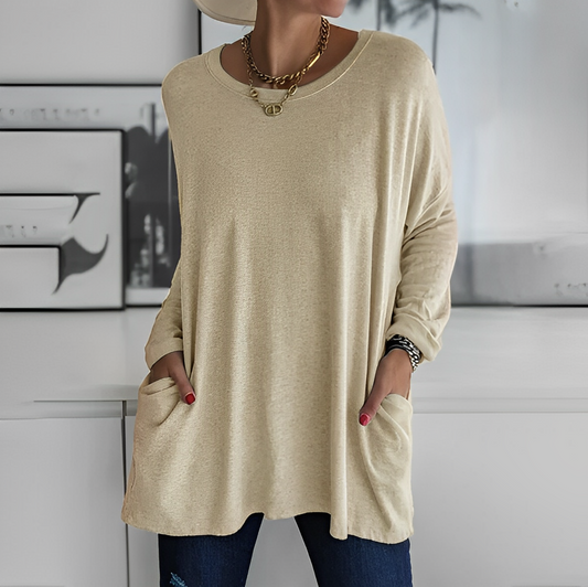 CM | Airy blusa de verano hecha de artesanía de alta calidad