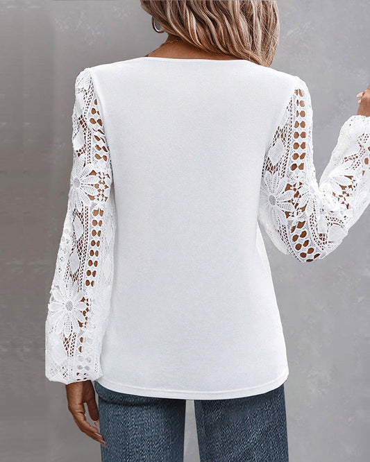 CM | Blusa casual con encaje