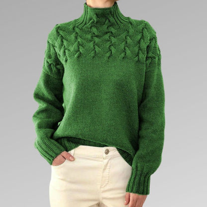 CM | Anya™ Elegante y cálido jersey de cuello alto