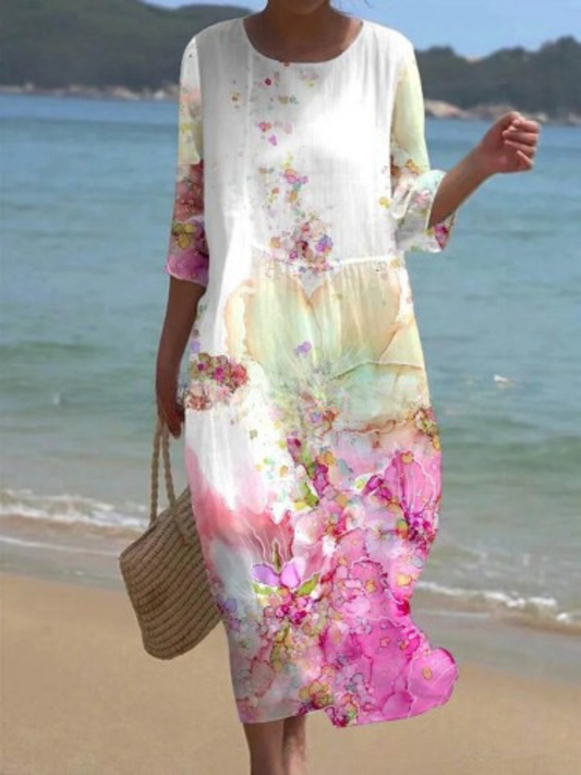 CM | Maxi vestido con estampado floral