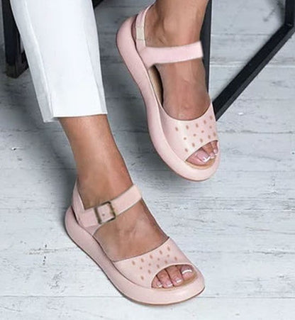 CM | Sandalias abiertas con tira ajustable
